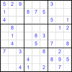 Судоку 9х9 #2890 легкий