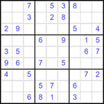 Судоку 9х9 #2895 легкий