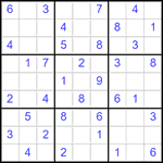 Судоку 9х9 #2896 легкий