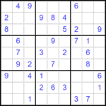 Судоку 9х9 #2897 легкий