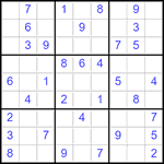 Судоку 9х9 #2898 легкий