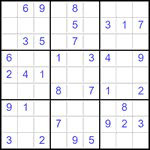 Судоку 9х9 #2899 легкий