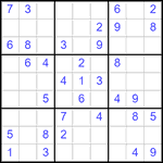 Судоку 9х9 #2900 легкий
