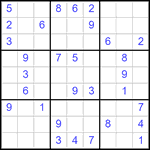 Судоку 9х9 #2854 средний