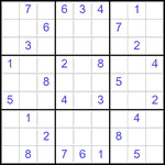 Судоку 9х9 #2856 средний