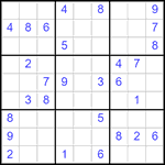 Судоку 9х9 #2858 средний