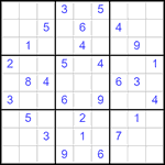 Судоку 9х9 #2866 средний
