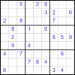 Судоку 9х9 #2869 средний