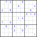 Судоку 9х9 #2846 очень трудный