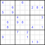 Судоку 9х9 #2852 очень трудный