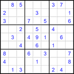 Судоку 9х9 #2901 легкий