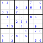 Судоку 9х9 #2906 легкий