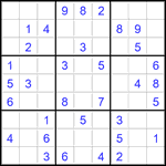 Судоку 9х9 #2908 легкий