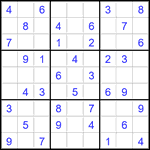 Судоку 9х9 #2911 легкий