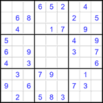 Судоку 9х9 #2915 легкий