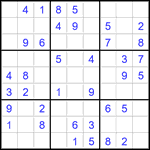 Судоку 9х9 #2916 легкий