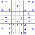 Судоку 9х9 #2917 легкий