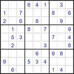 Судоку 9х9 #2918 легкий