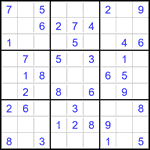 Судоку 9х9 #2919 легкий