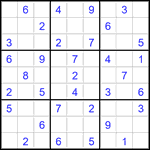 Судоку 9х9 #2920 легкий