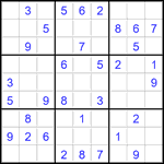 Судоку 9х9 #2921 легкий