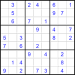 Судоку 9х9 #2924 легкий