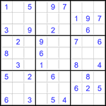 Судоку 9х9 #2930 легкий