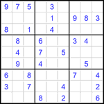 Судоку 9х9 #2932 легкий