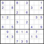 Судоку 9х9 #2934 легкий
