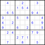 Судоку 9х9 #2935 легкий