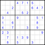 Судоку 9х9 #2937 легкий