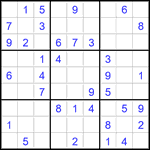 Судоку 9х9 #2939 легкий