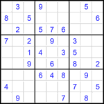 Судоку 9х9 #2940 легкий