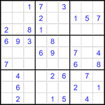 Судоку 9х9 #2942 легкий