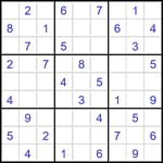 Судоку 9х9 #2944 легкий