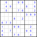 Судоку 9х9 #2945 легкий