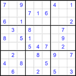 Судоку 9х9 #2946 легкий