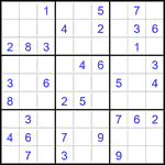Судоку 9х9 #2948 легкий