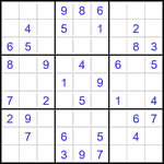 Судоку 9х9 #2949 легкий