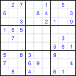 Судоку 9х9 #2871 средний