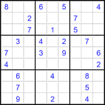 Судоку 9х9 #2876 средний