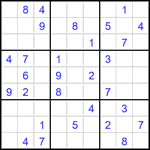 Судоку 9х9 #2877 средний