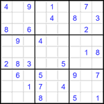 Судоку 9х9 #2878 средний