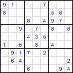 Судоку 9х9 #2880 средний