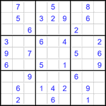 Судоку 9х9 #2882 средний