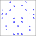 Судоку 9х9 #2884 средний