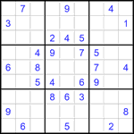 Судоку 9х9 #2885 средний