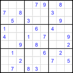 Судоку 9х9 #2887 средний