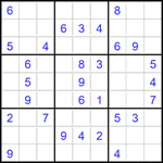 Судоку 9х9 #2891 средний