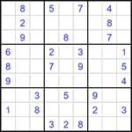 Судоку 9х9 #2892 средний